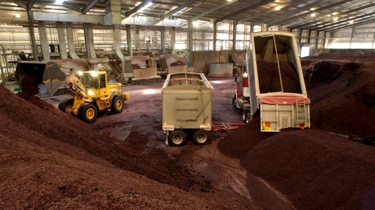 Tarac Technologies processes more than 120,000 tonnes of grape marc
