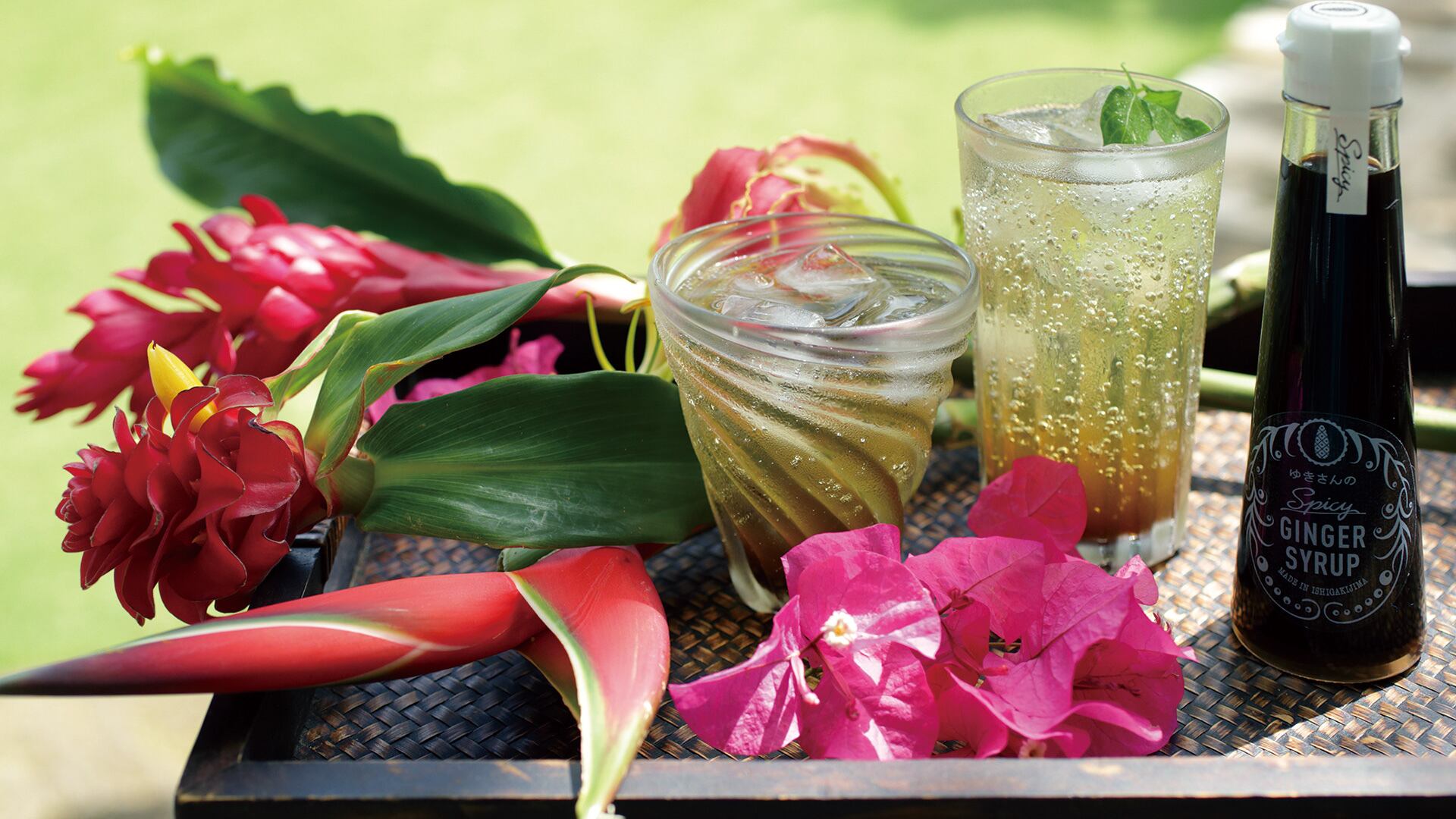 Okinawa Ginger Syrup uses ginger, brown sugar and other natural ingredients sourced from within Japan.