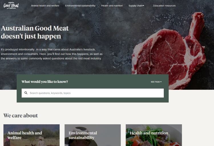 Meat & Livestock Australia launches new consumer website