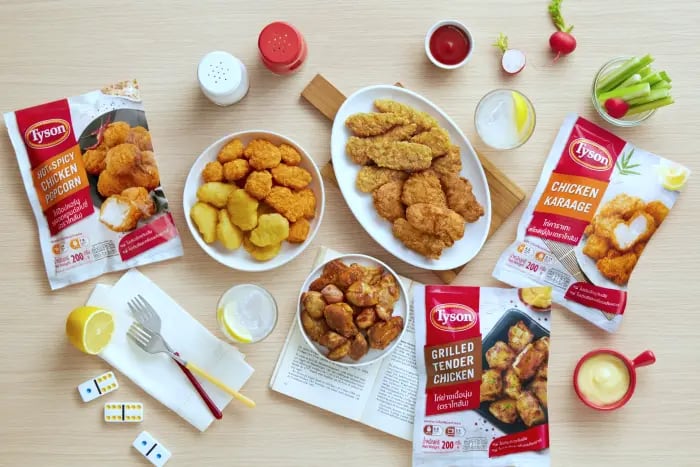 Tyson's frozen foods are its core products in Asia