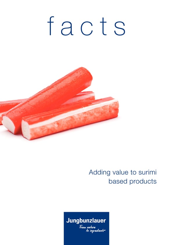 Reconcile surimi with better-for-you!