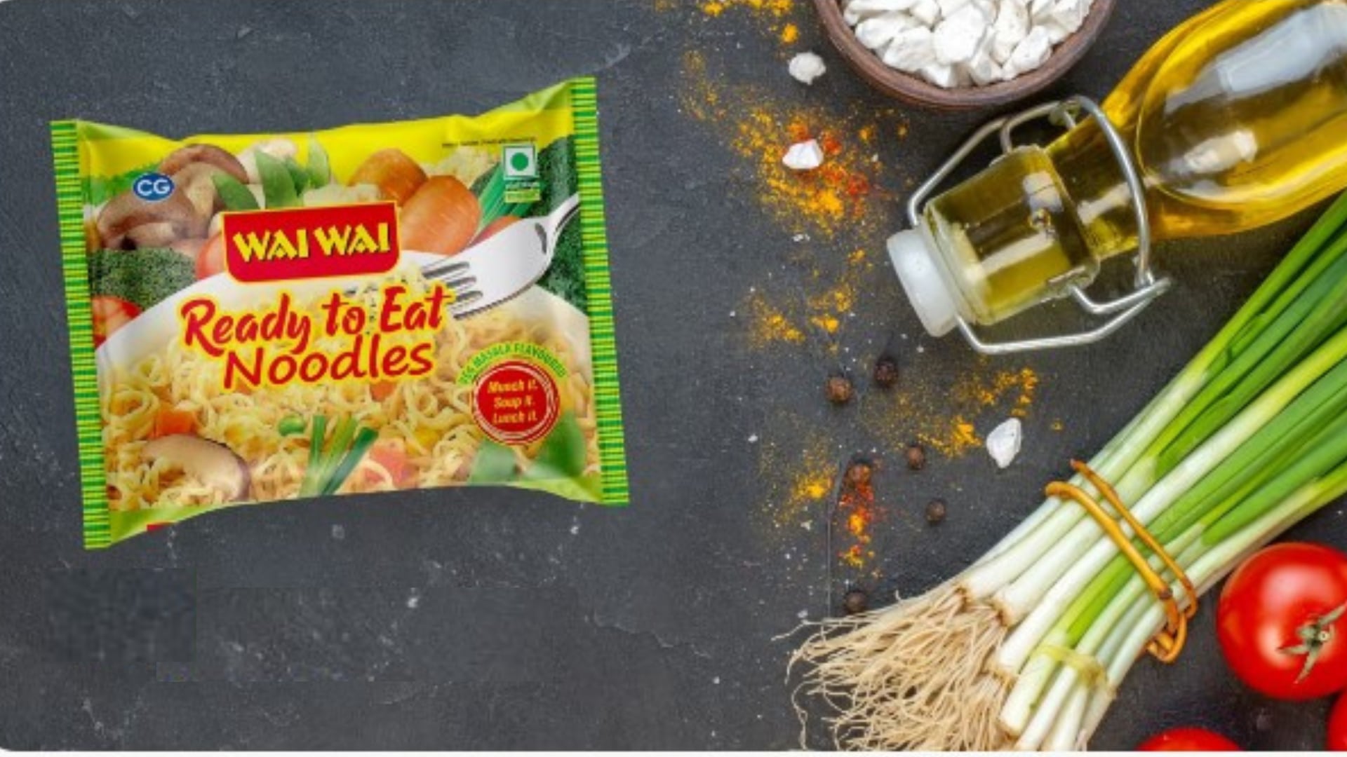 Thai-inspired Wai Wai Noodles by Nepal's CG Foods.