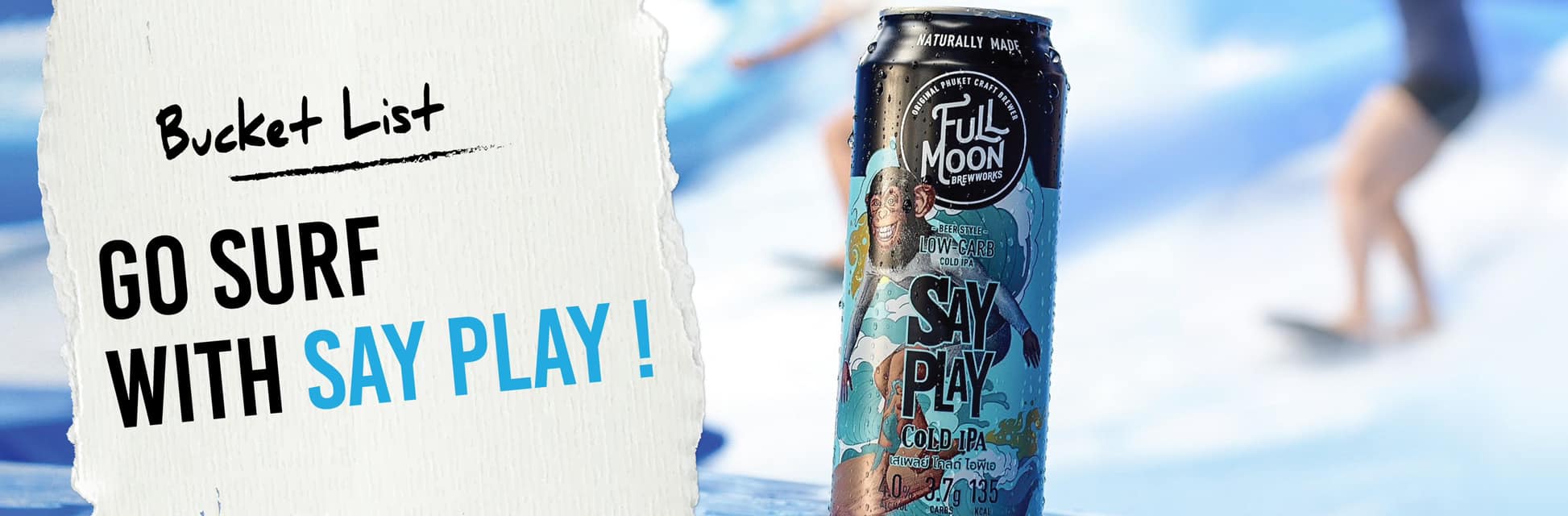 SayPlay Cold IPA is the best-selling craft beer in Thailand