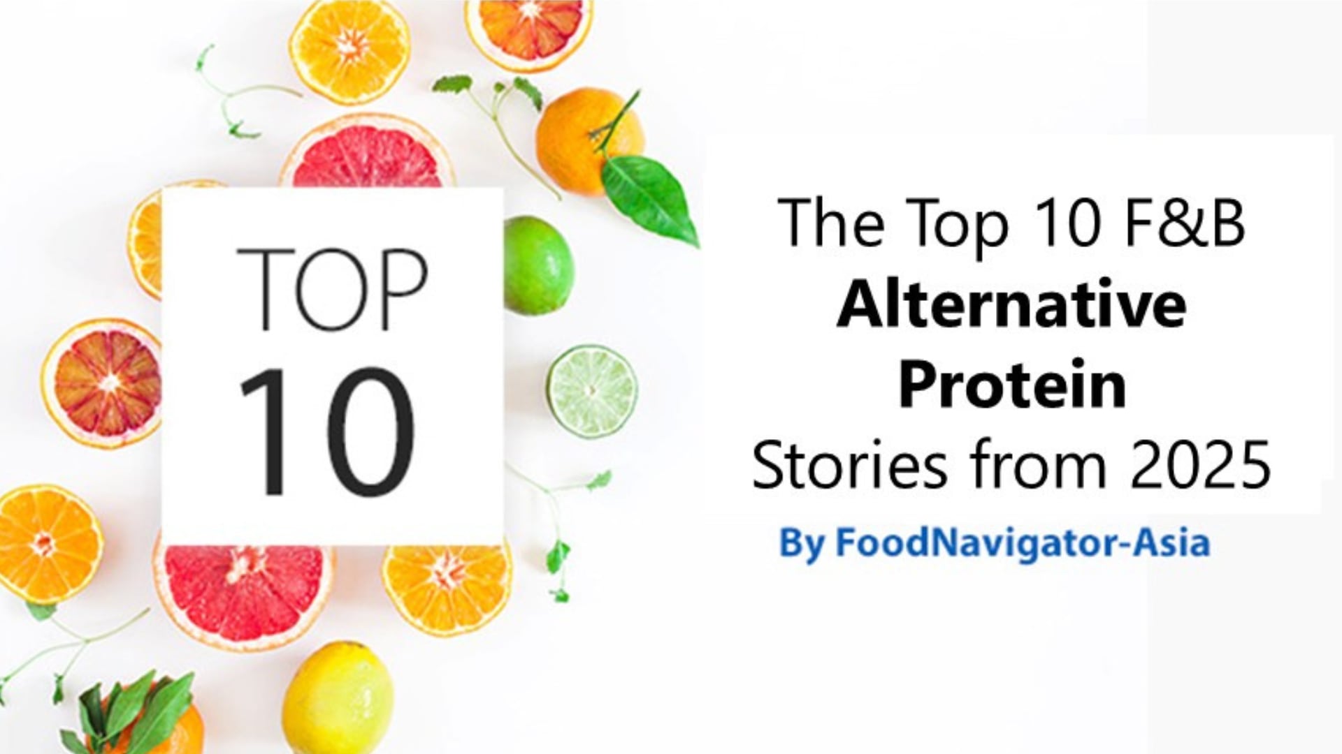 Top 10 2025 - Alternative Protein