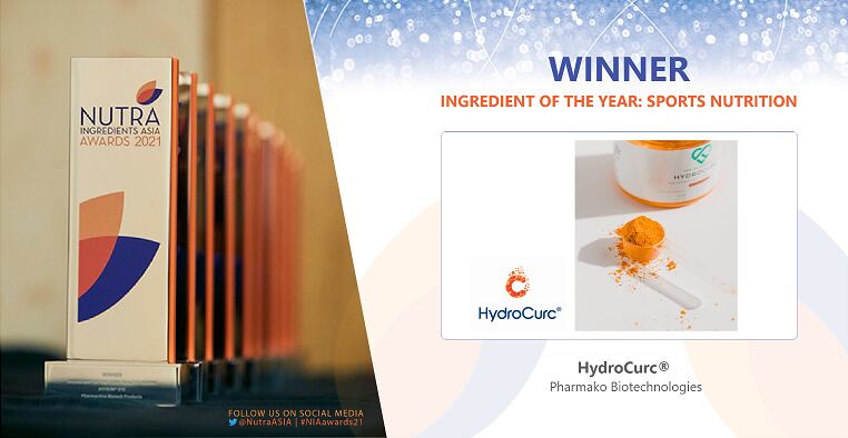Sports Nutrition Ingredient of the Year: HydroCurc® by Pharmako Biotechnologies