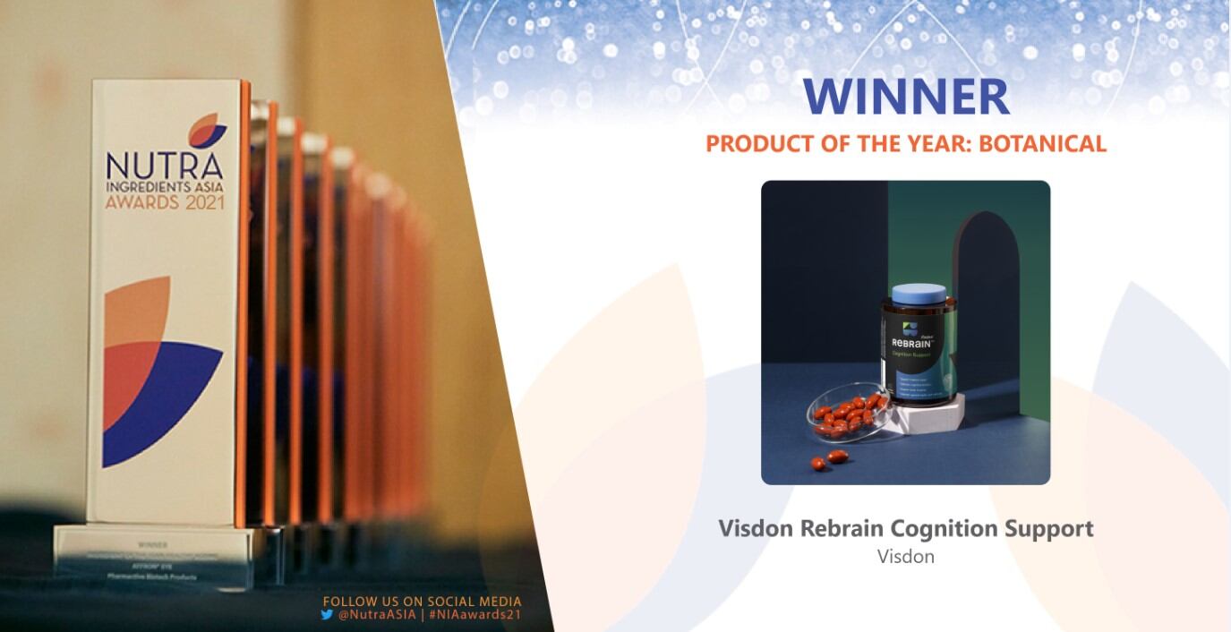Botanical Product of the Year: Visdon Rebrain Cognition Support by Visdon