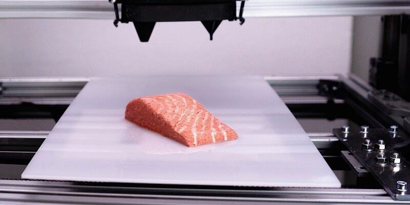 Start-up up hails 3D food printing 'the tech of the future' after ‘world first’ salmon filet launch