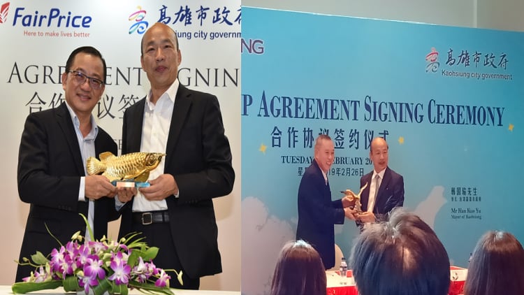 Taiwan mayor seals deals with four SEA retails to meet electoral pledge to boost food exports 