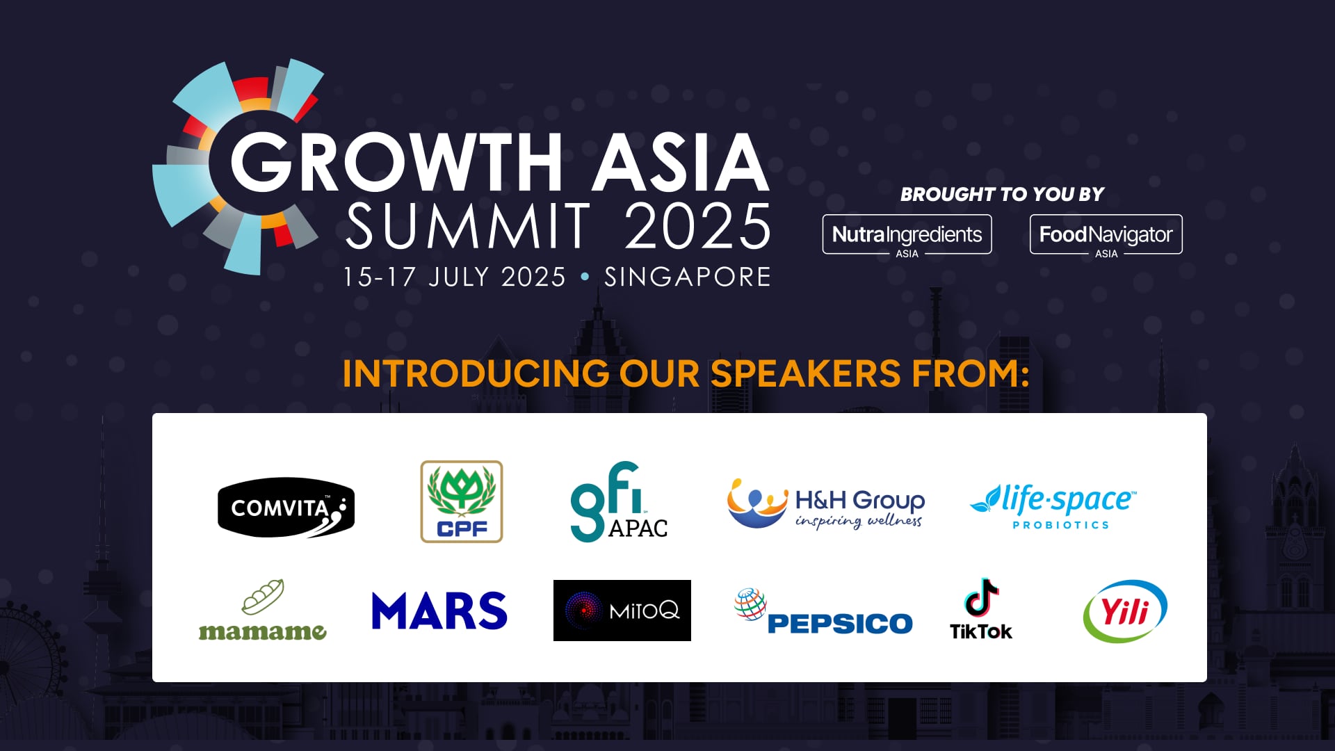 Advance Agenda out! Check out all the speakers confirmed for our Growth Asia Summit 2025