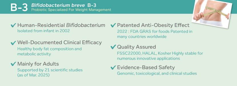 Bifidobacterium breve B-3