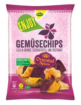 Enjoy oriental veg chips