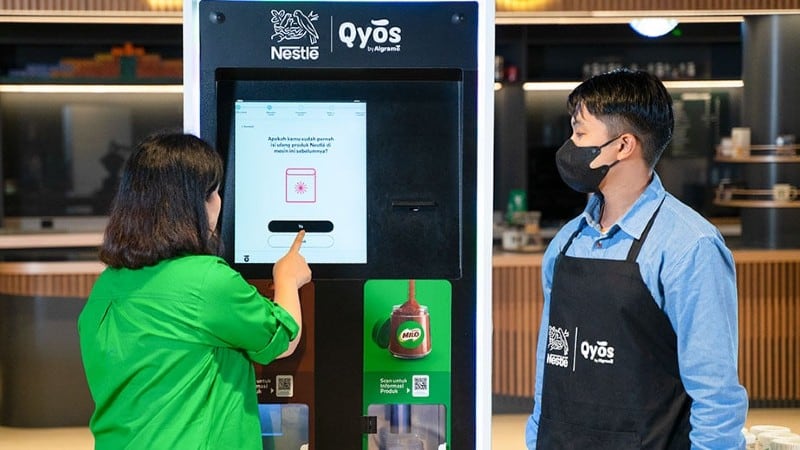 BYOC cereal: Nestle Indonesia taps refillable dispenser tech for Milo and Koko Krunch to beat climate-related packaging challenges 