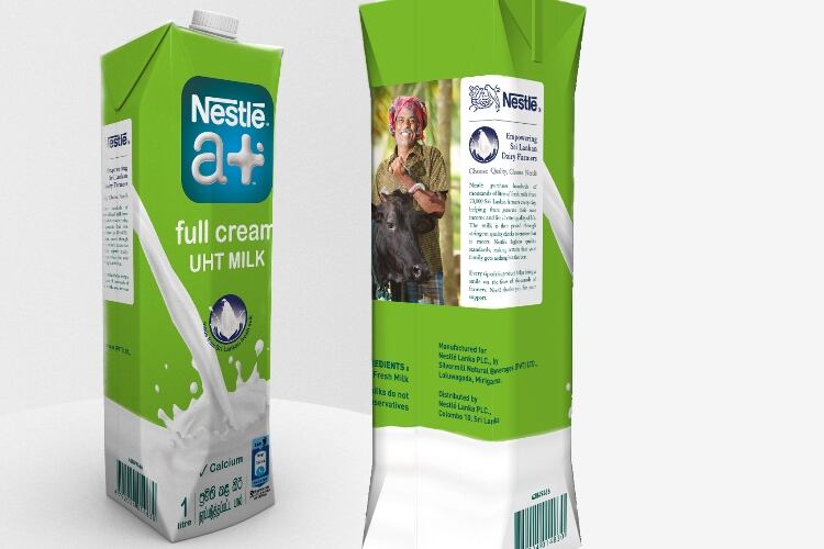 Nestlé a+ full cream UHT milk launched in Sri Lanka