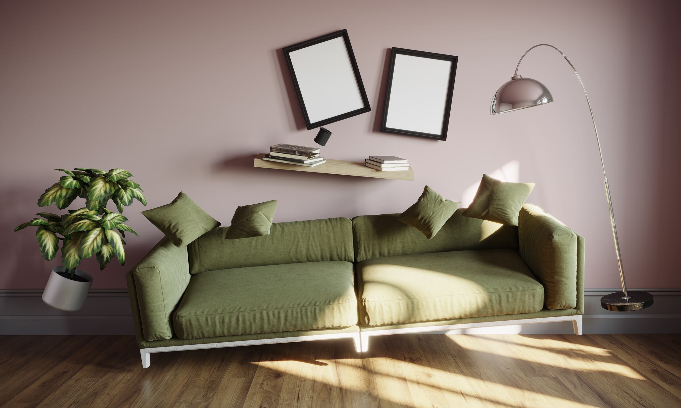 Furnitures flying in living room