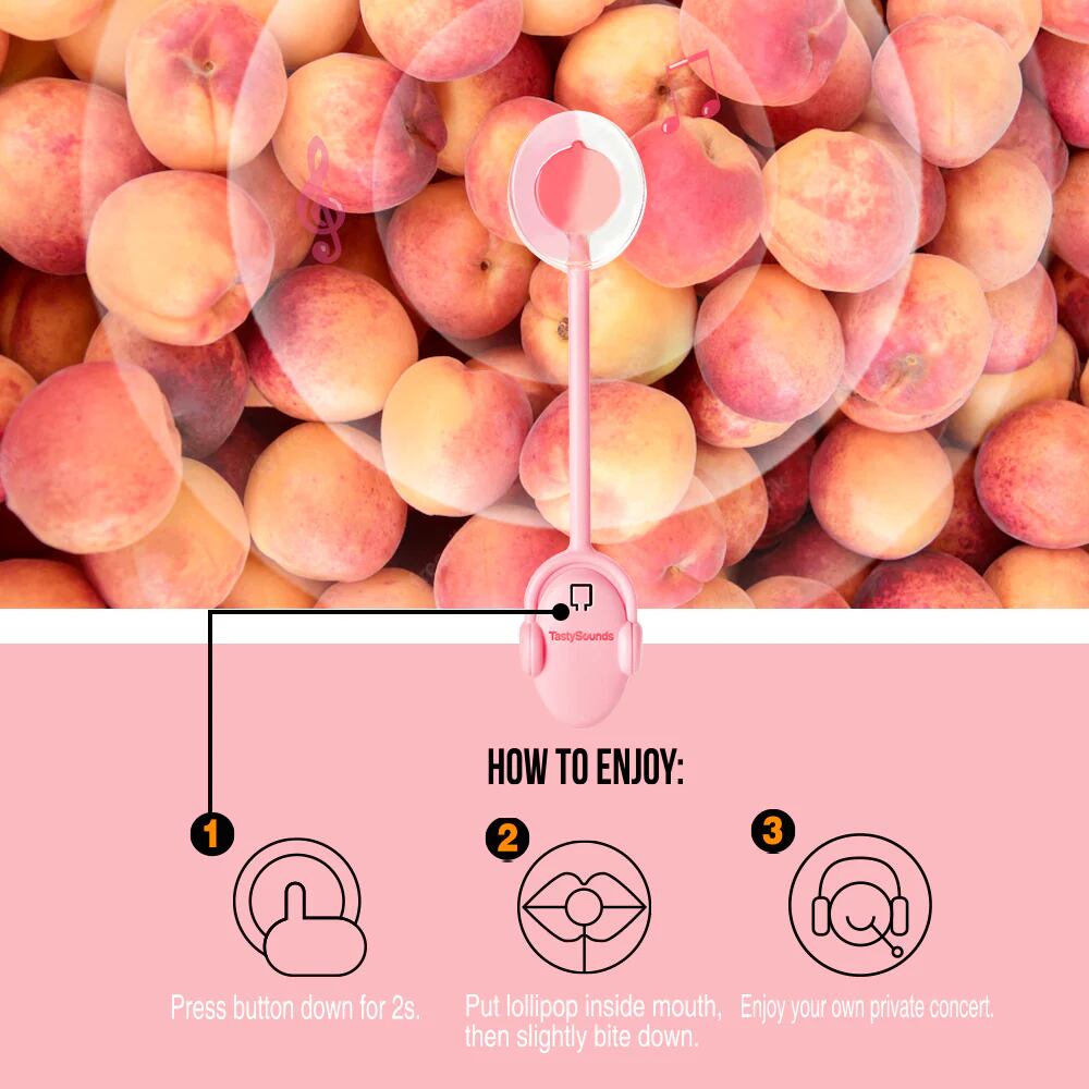 China's Amos Foods has launched several 'Audio lollipop' products under its TastySounds brand.