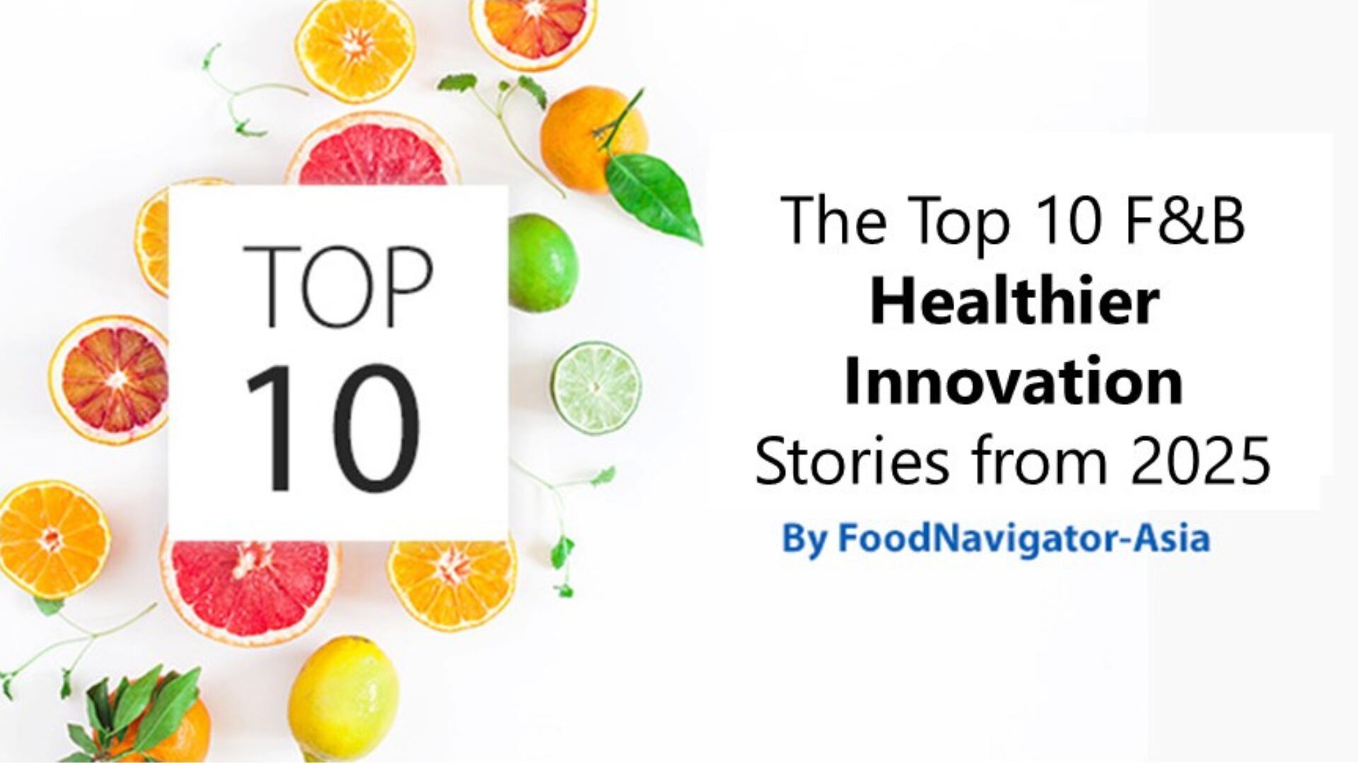 Top 10 2025 - Healthier Innovation