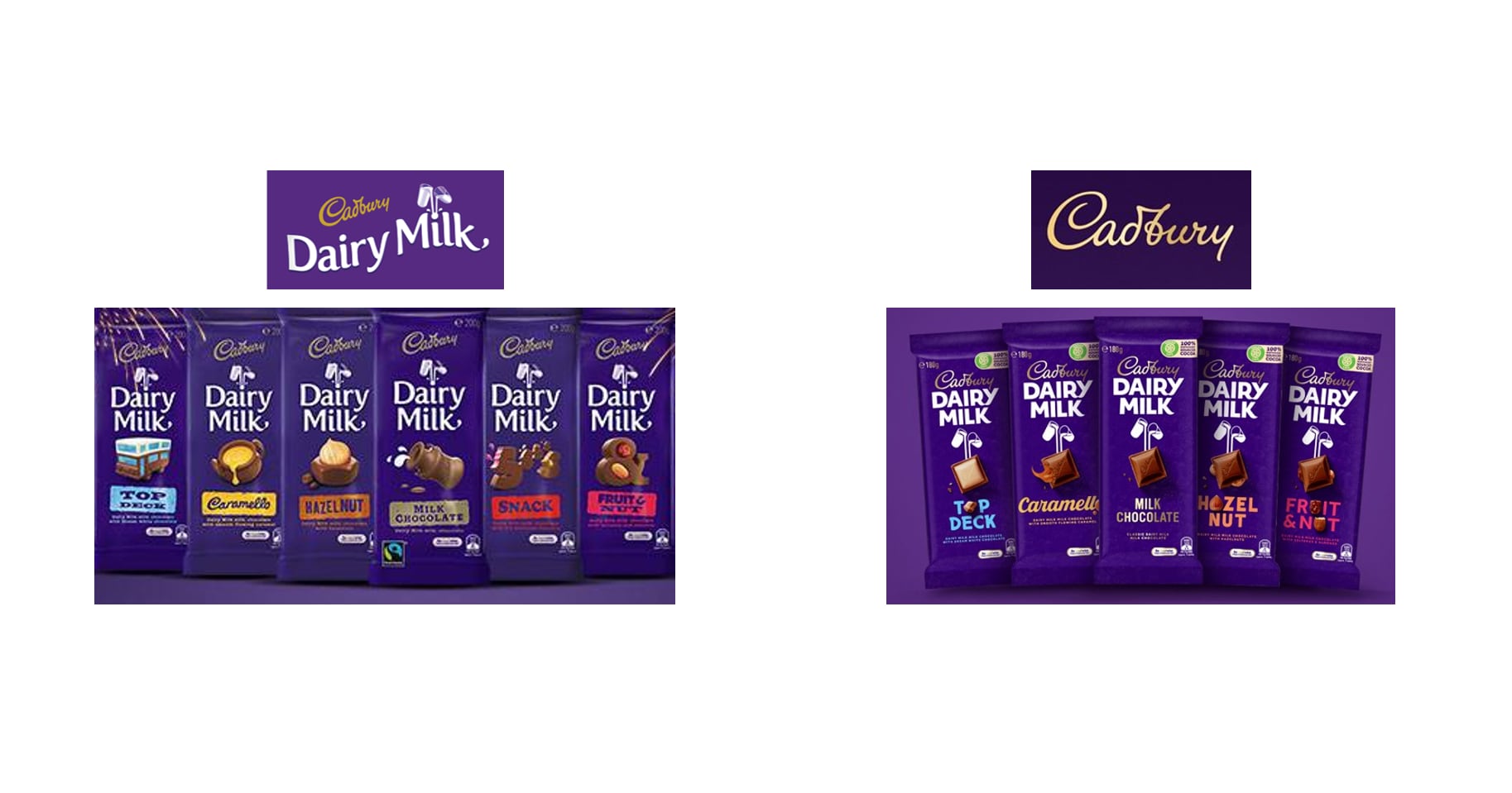 Brand refresh: Why Cadbury picked Australia for new global logo launch starting with Dairy Milk Marble 