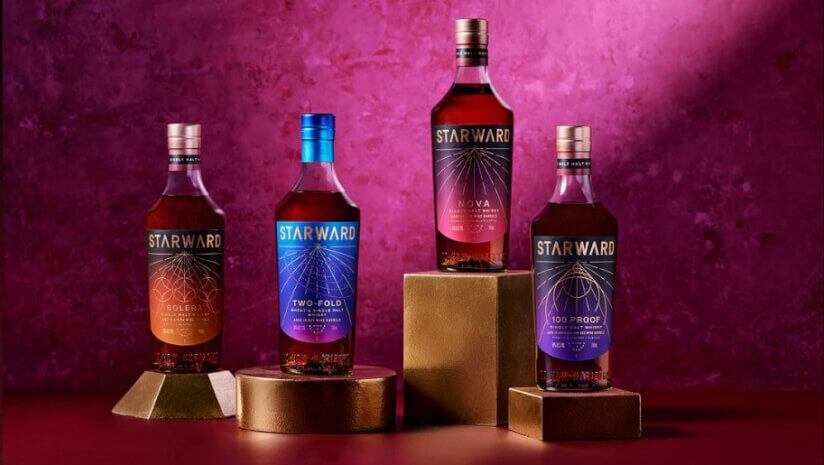 Reach for the stars: Starward launches colourful packaging range to put ‘modern’ Australian whiskey on the map