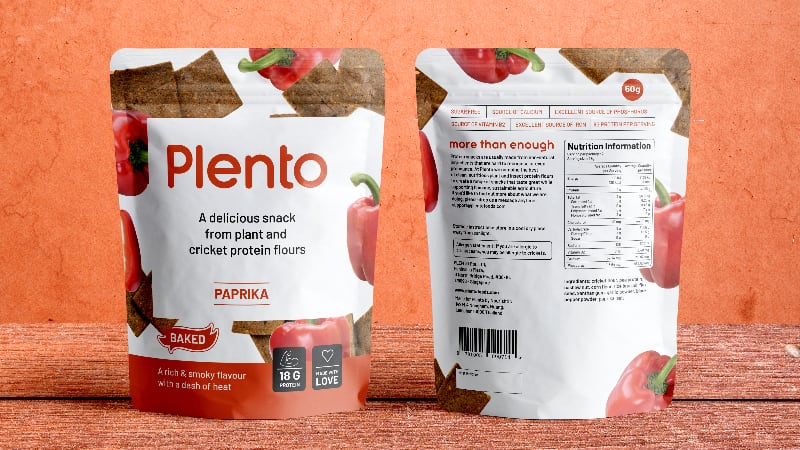 Best of both worlds: Plento to debut nutrient-rich snacks made from pea protein and cricket flour in South Korea