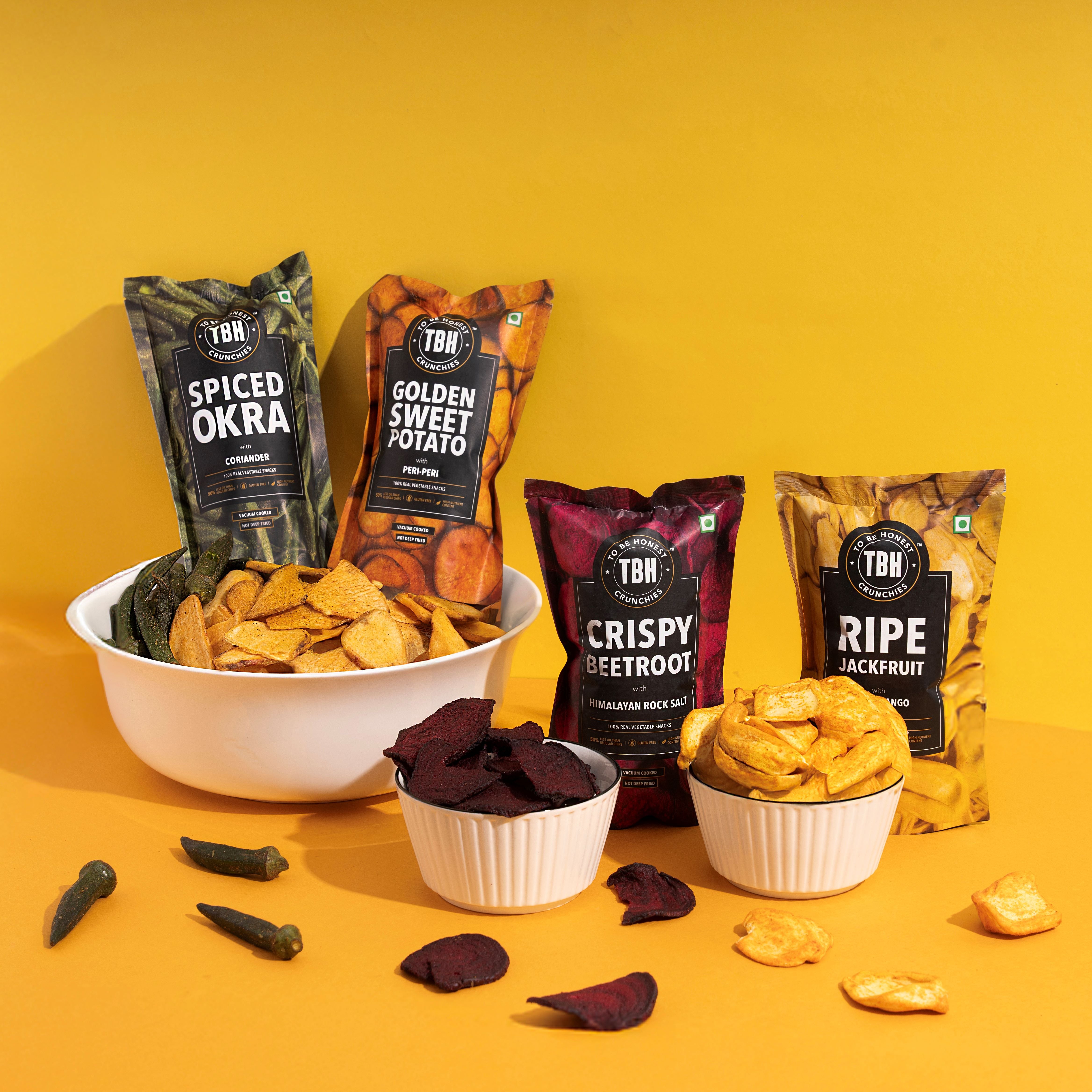 To Be Honest is known for its vacuum-cooked vegetable and fruit snacks.