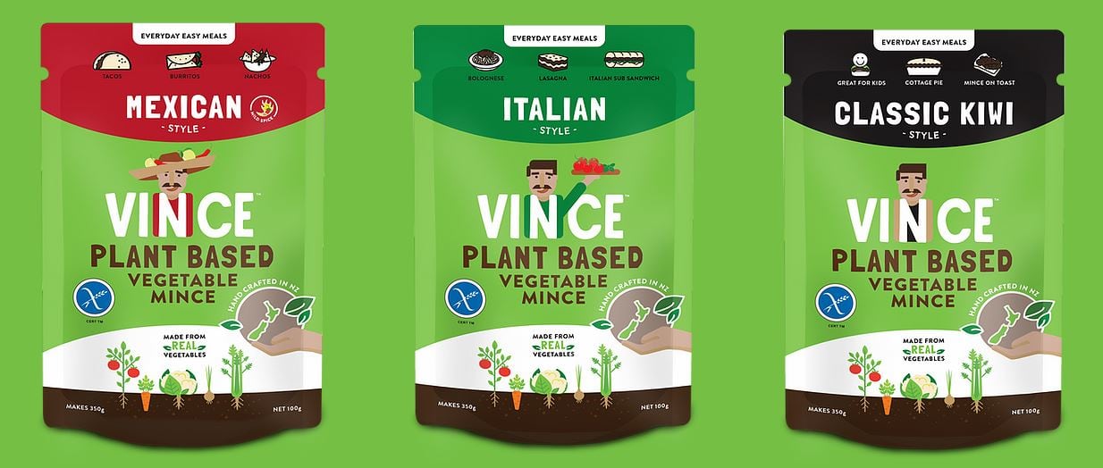 Sustainable scale-up: NZ brand Vince creates dehydrated plant-based mince to further reduce carbon footprint