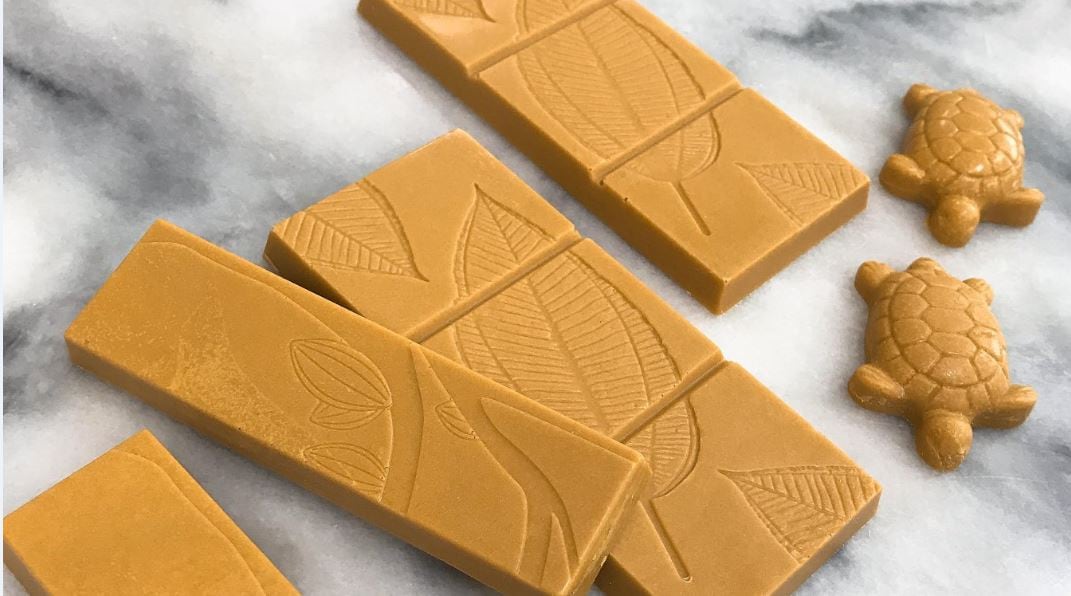 Going for gold: The Product Makers uses sugarcane extract to create gold-coloured chocolate
