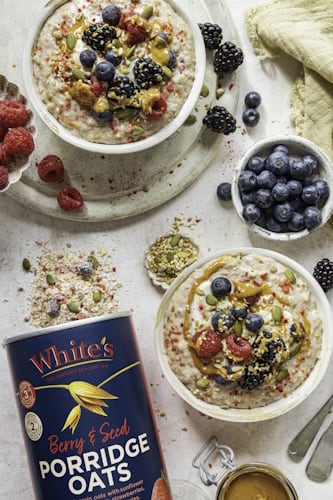 White's Berry and seed porridge oats