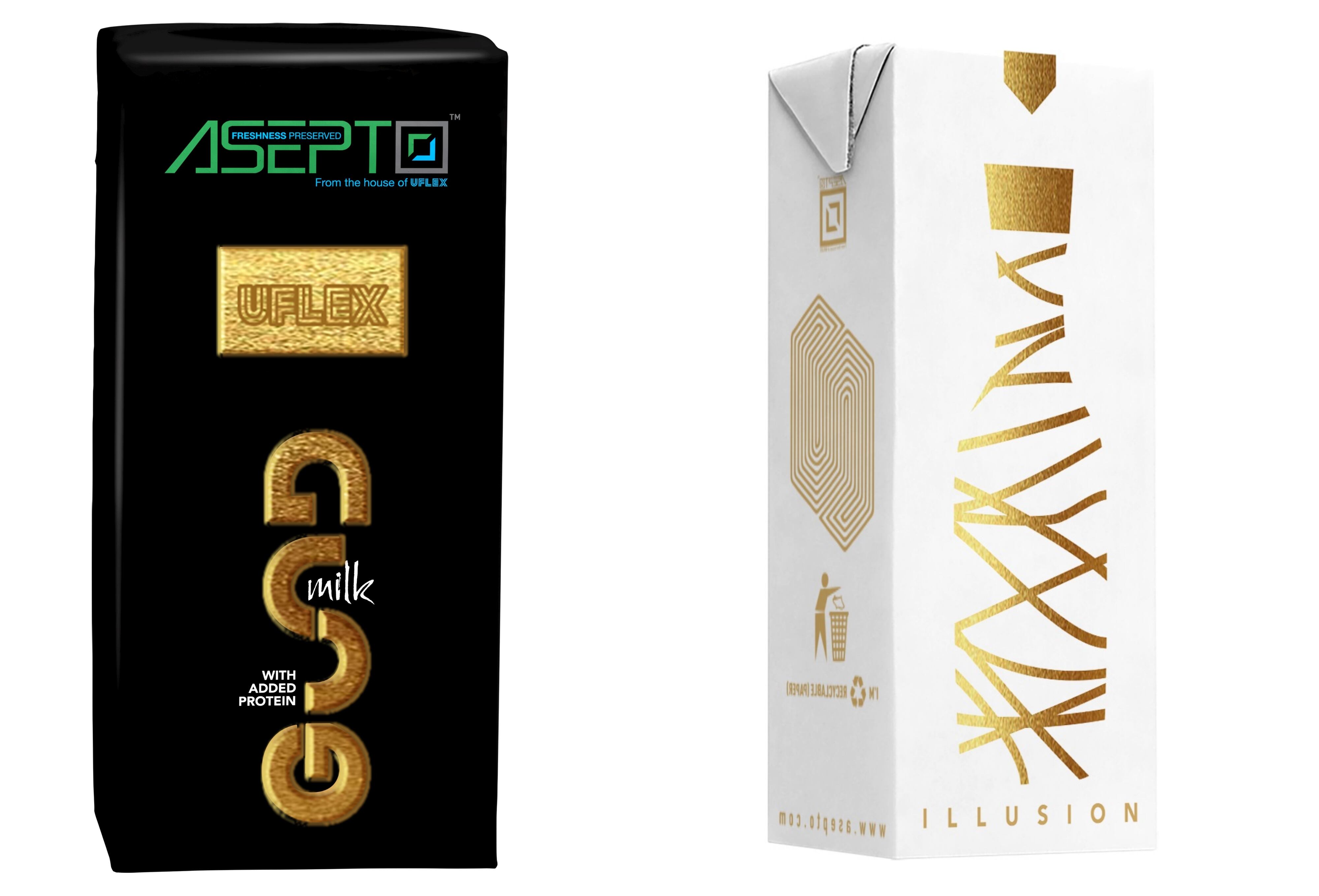 UFlex showcasing new foil stamping for beverage cartons
