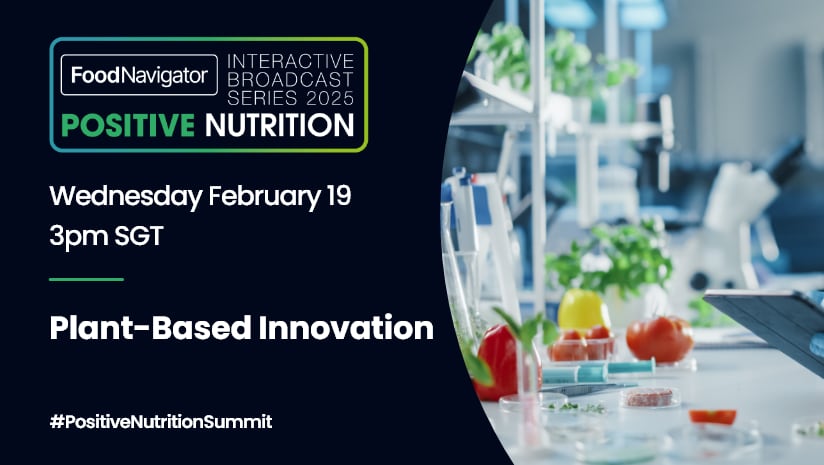 Plant-based innovation in Asia: Join our FREE broadcast on Wednesday