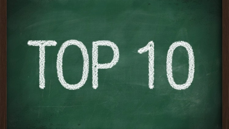 August 2019 Top 10 