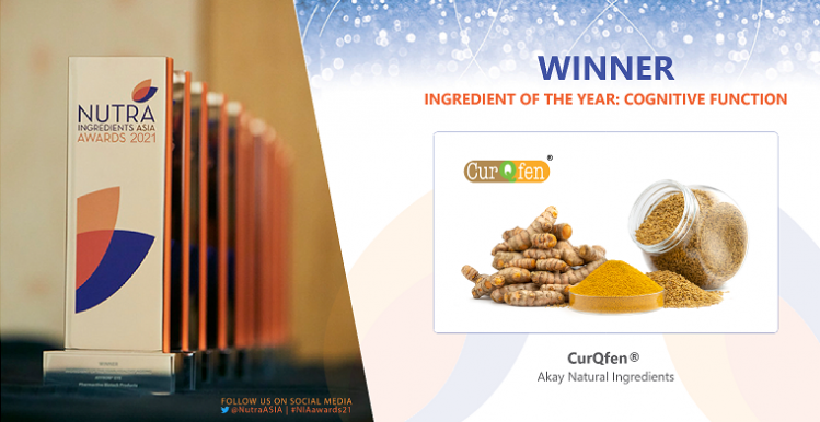 Cognitive Function Ingredient of the Year: CurQfen® by Akay Natural Ingredients 