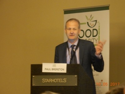 Paul Brereton speaking at the event