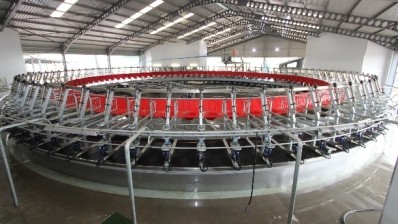A rotary milking platform is now available in different sizes from 40 to 84 stalls. 