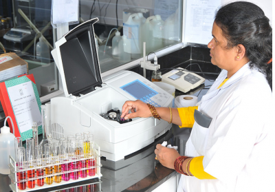 Picture: Bangalore Test House website. Food parameters by spectrophotometer