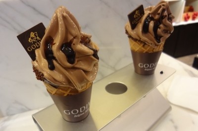 Godiva's chocolate ice cream makes up about 12-15% of its sales