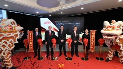 Officials at the opening of DuPont's new Singapore HQ earlier this year.