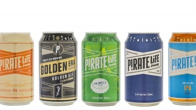 Pirate Life, which carries different beer styles such as stout, IPA, pale ale, golden ale and a mosaic, is the 12th craft brewery acquisition by AB InBev in a year. ©PirateLife