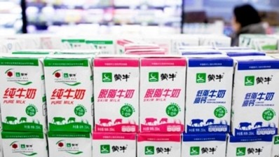 Milk products from China dairy company Mengniu. ©iStock 