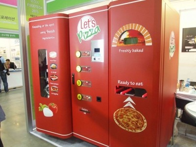A pizza the action: Hiroshima is home to Japan's first pizza vending machine