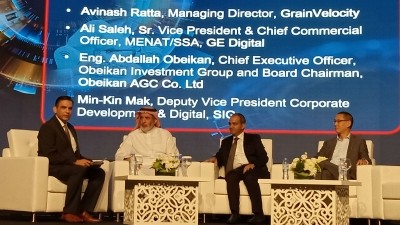 The panel discussion involved Avinash Ratta (from left), Abdallah Obeikan, Ali Saleh, and Mak Min Kin. 