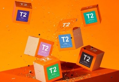 90% of T2 Tea's packaging including teabags, retail bags, tea boxes are now recyclable, reusable or compostable ©T2 Tea