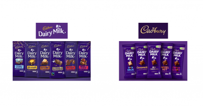 Snacks giant Mondelez has launched a new logo for all of its Cadbury Dairy Milk products, with the global brand refresh first rolled out via returning fan favourite Cadbury Dairy Milk Marble in Australia. ©Cadbury
