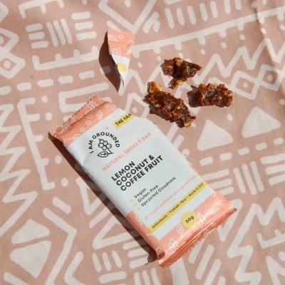 Australian upcycled products firm I Am Grounded is expanding its portfolio of upcycled energy-boosting snacks into different formats. © I Am Grounded