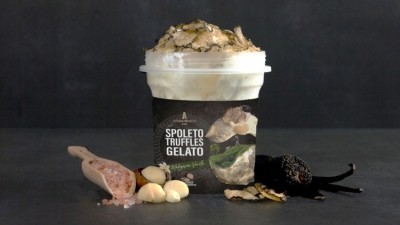 The latest innovation from Singapore firm Aroma Truffle is its truffle gelato, topped with hand-shaved Italian truffles. ©Aroma Truffle