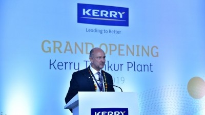 Scharinger speaking at the launch of the Kerry Tumkur facility. © Kerry