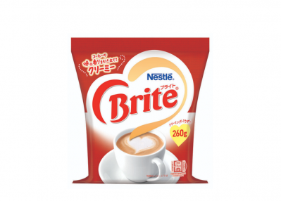 Nestle Brite was first launched in 1969, as the first vegetable-based creaming powder in Japan. It was marketed to enhance creaminess when added to beverages such as coffee and tea, while not imparting any additional flavour ©Nestle Japan