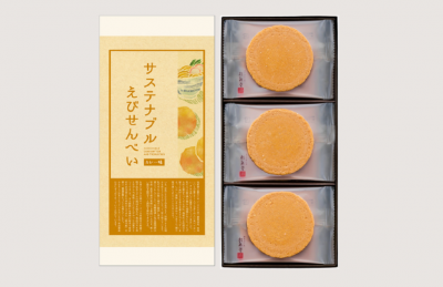 Japanese shrimp cracker maker Keishindo turns discarded food scraps into sustainable snacks   ©Keishindo