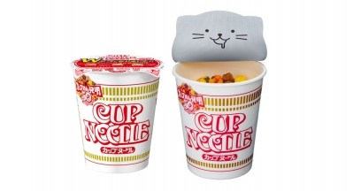 Nissin implements double flap lid for cup noodles, eliminates plastic sticker  ©Nissin