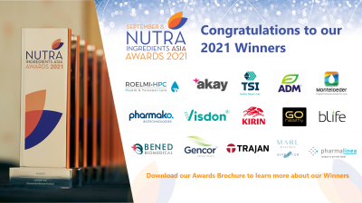 WATCH: NutraIngredients-Asia Awards 2021 winners announced 