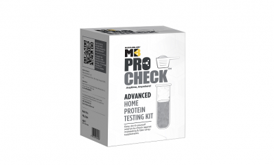 MB ProCheck is a test kit by MuscleBlaze to verify the authenticity of whey protein powder products. ©MuscleBlaze